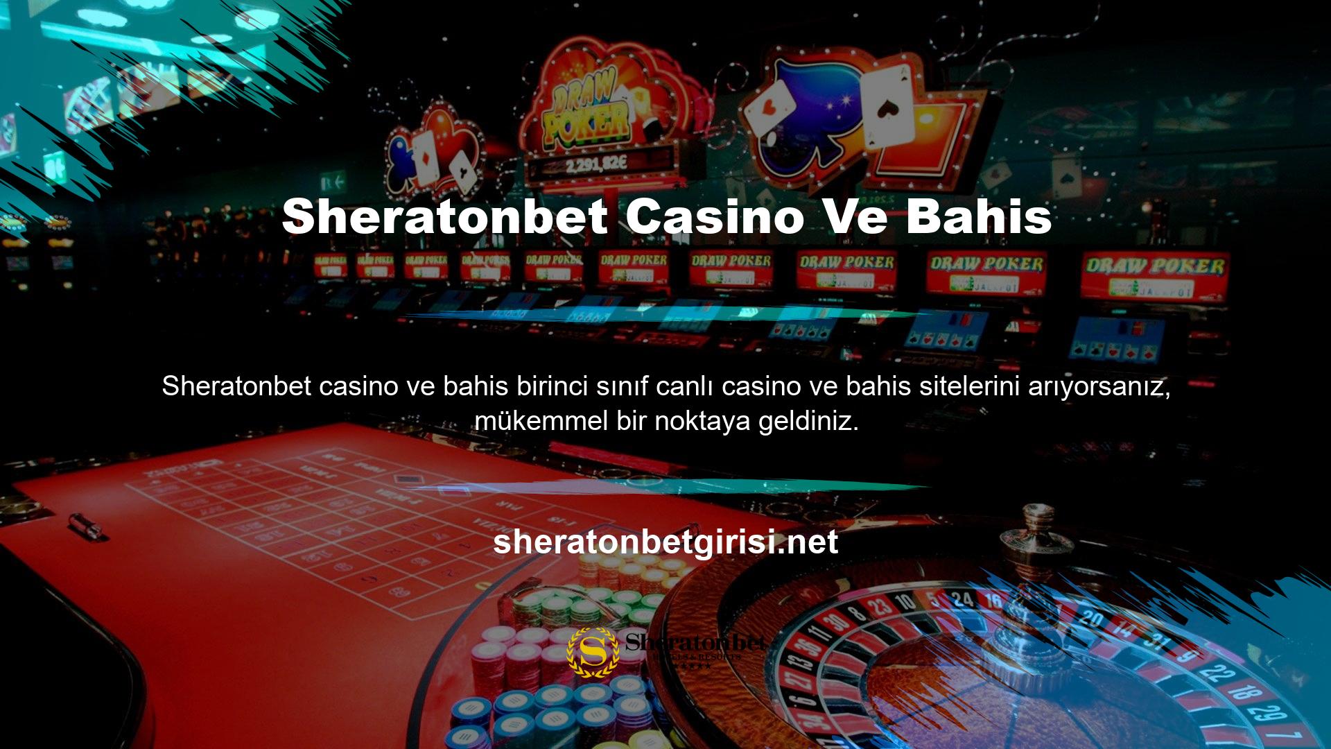 Canlı casino ve casino oyunları ile zafer kazanmayı asla bırakmayın